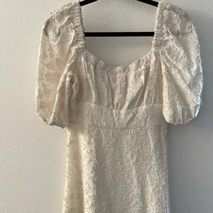 ZARA White Mini Dress SZ M